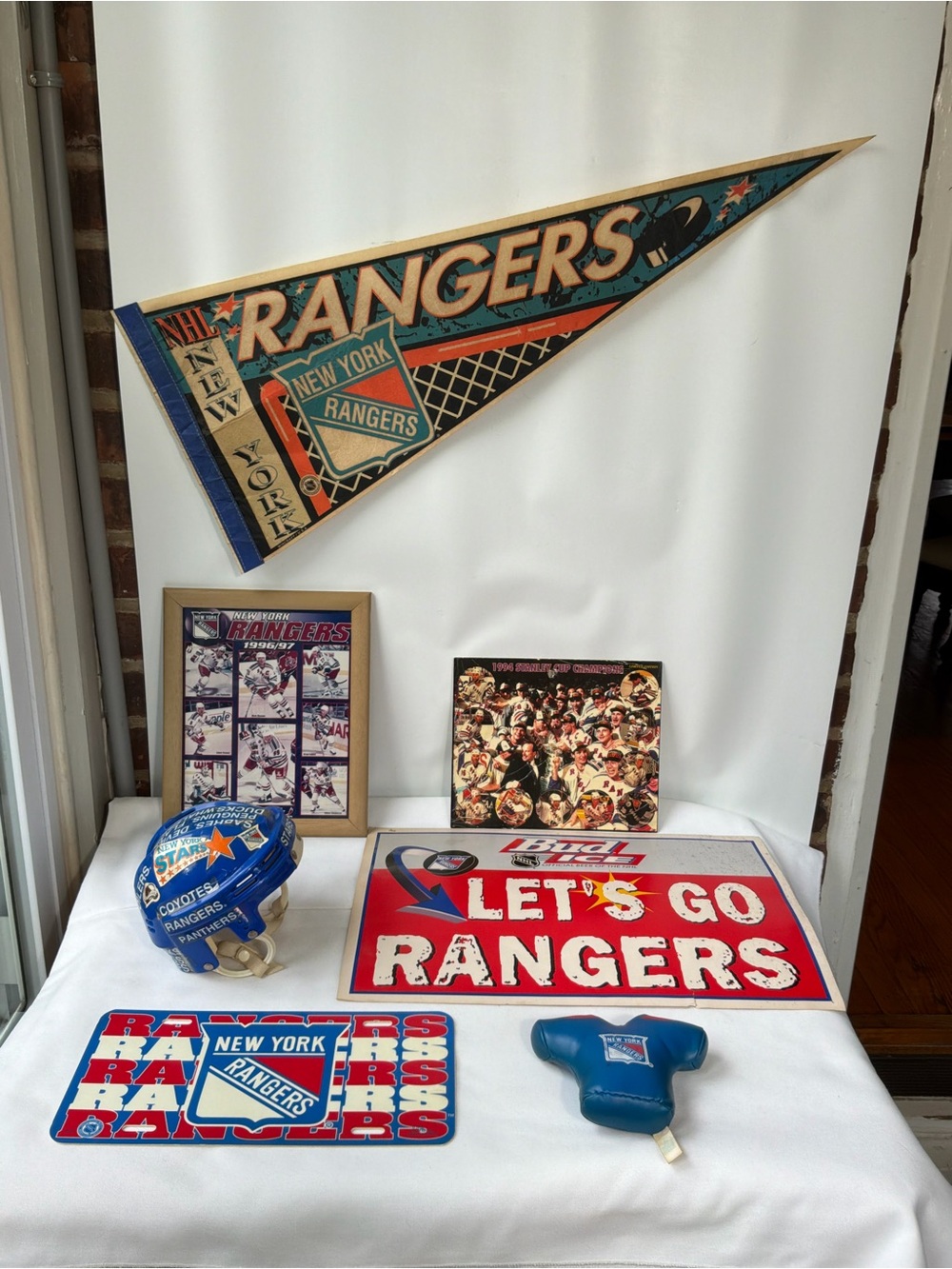 7 - Piece NHL New York Rangers Souvenir Lot
